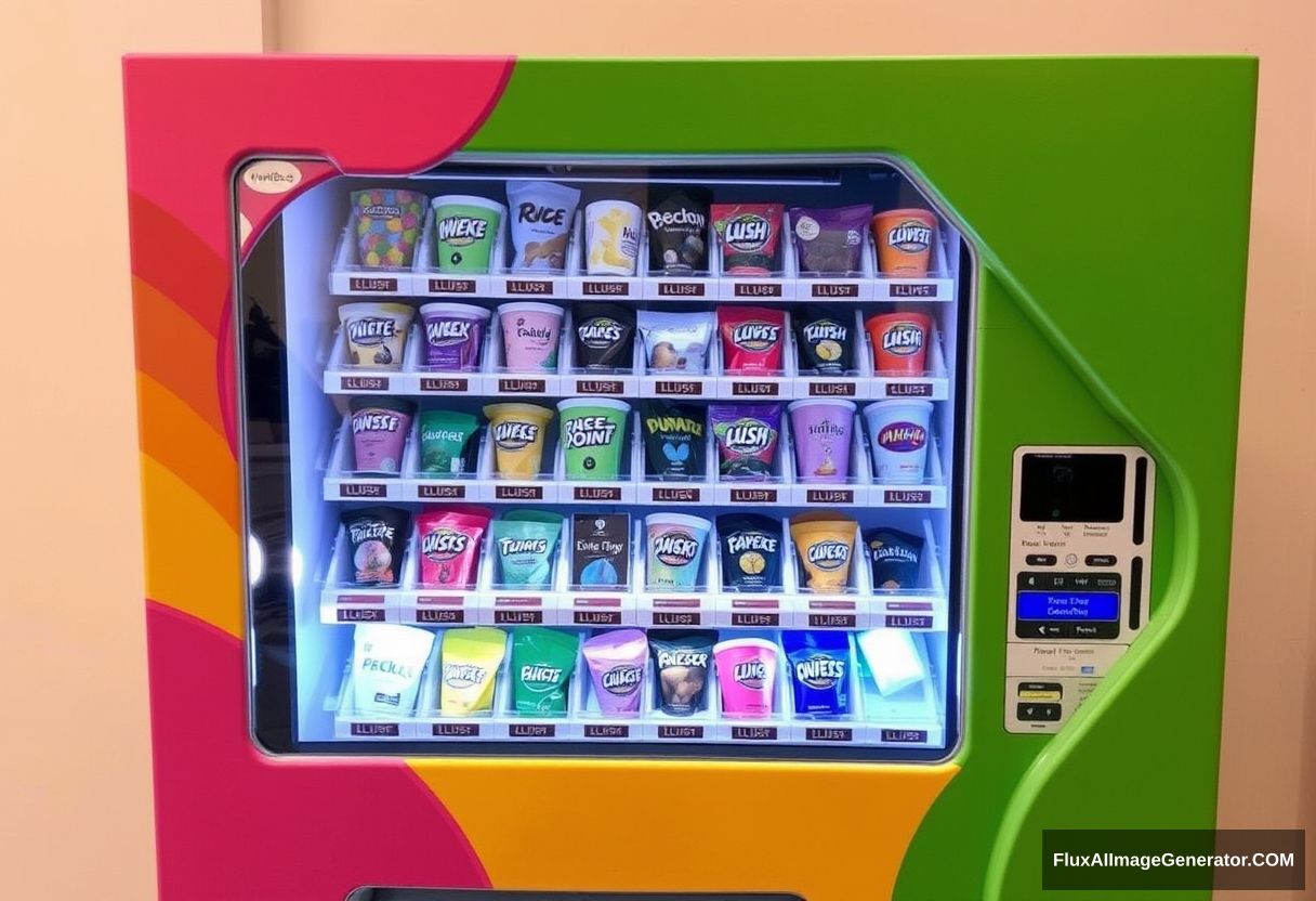 LUSH vending machine