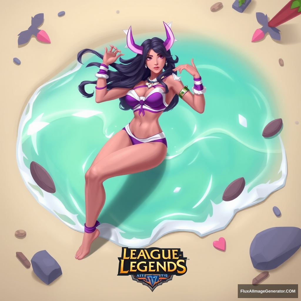 "Kai'Sa Beach Party in League of Legends"