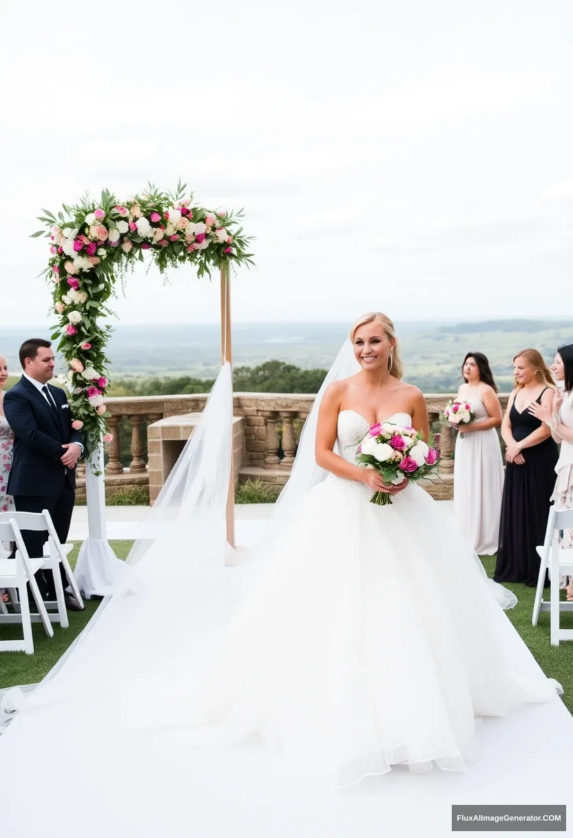 fitness model influencer Emma's wedding - Image