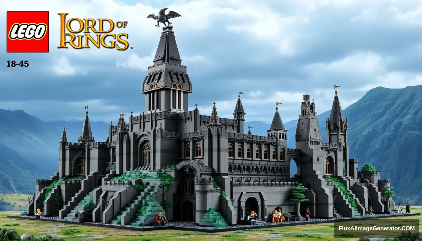 LEGO Lord of the Rings Minas Tirith

Product contains over 6000 blocks, 20 figures

Refer to LEGO Rivendell, LEGO Barad-dûr products

Maximize the realization of the actual images of Minas Tirith shown in the movie The Return of the King.