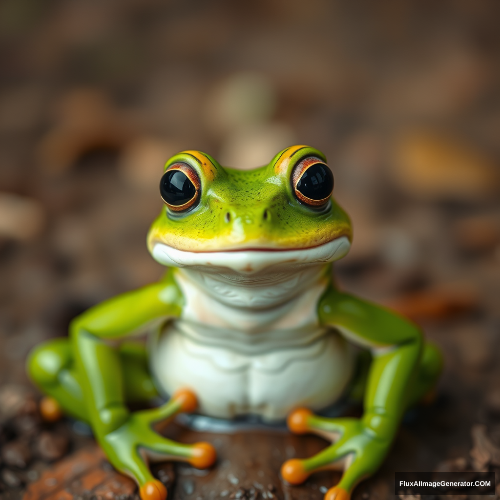 a frog like person - Image