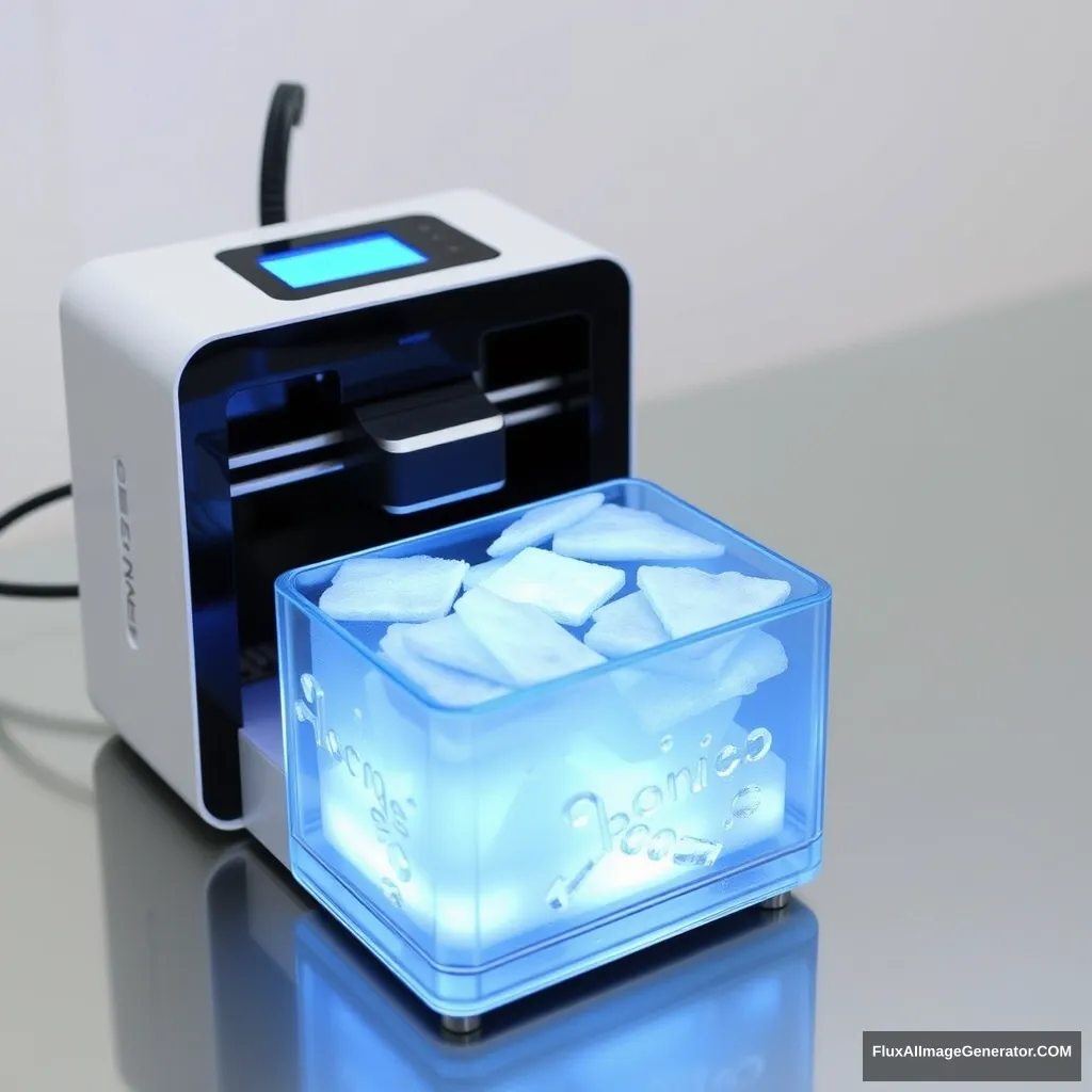 Ice printer, product photos - Image