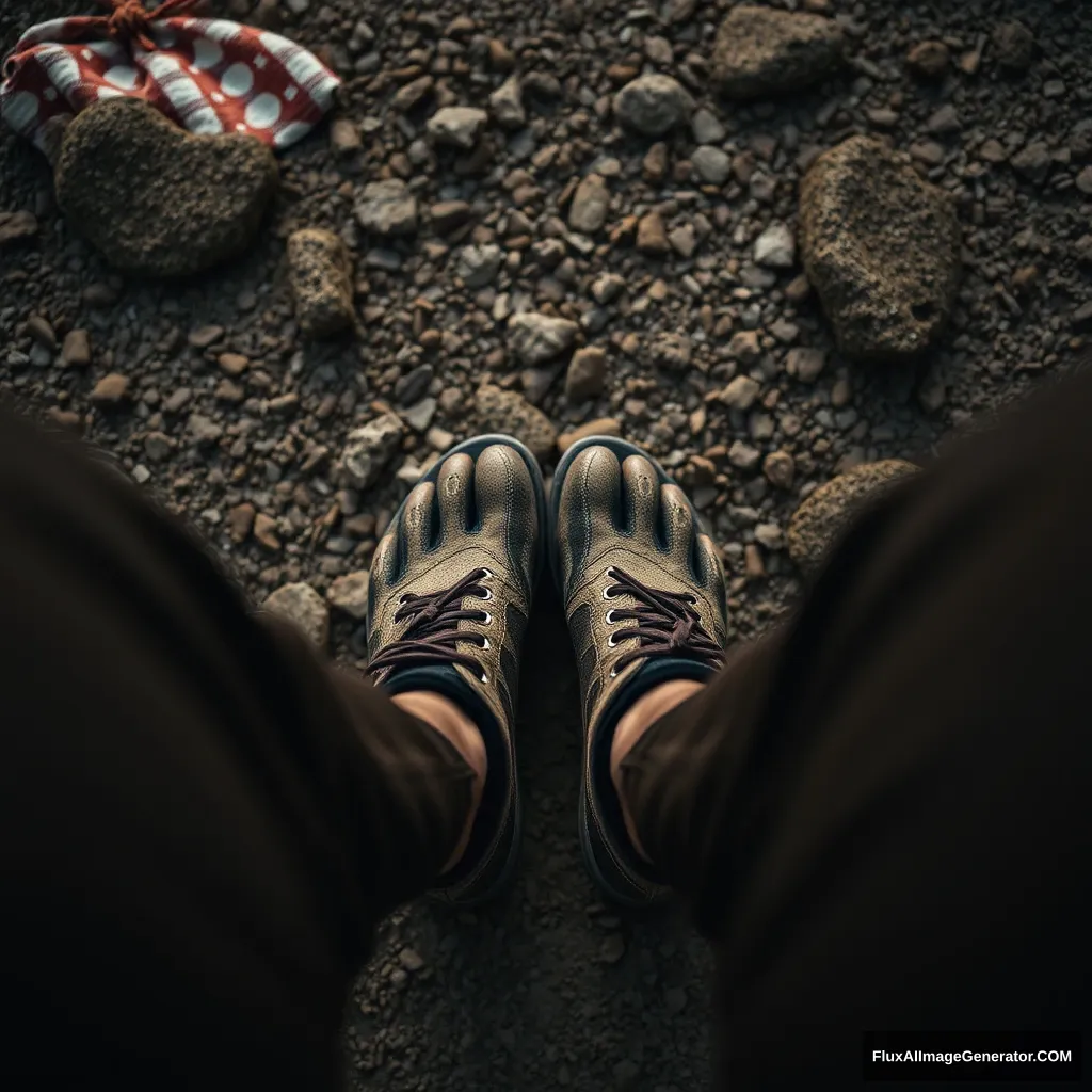 man's feet - Image