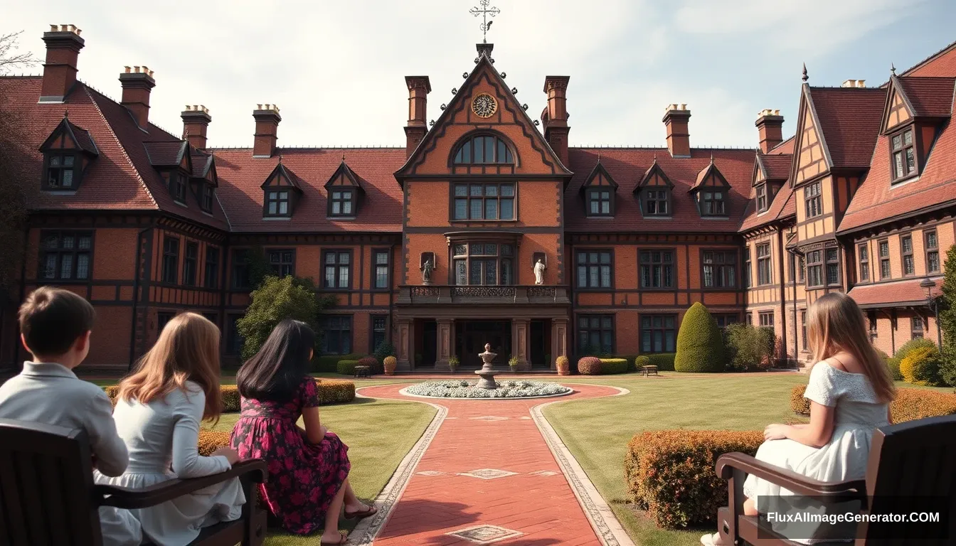 An extremely posh and prestigious boarding school for middle-school girls. - Image