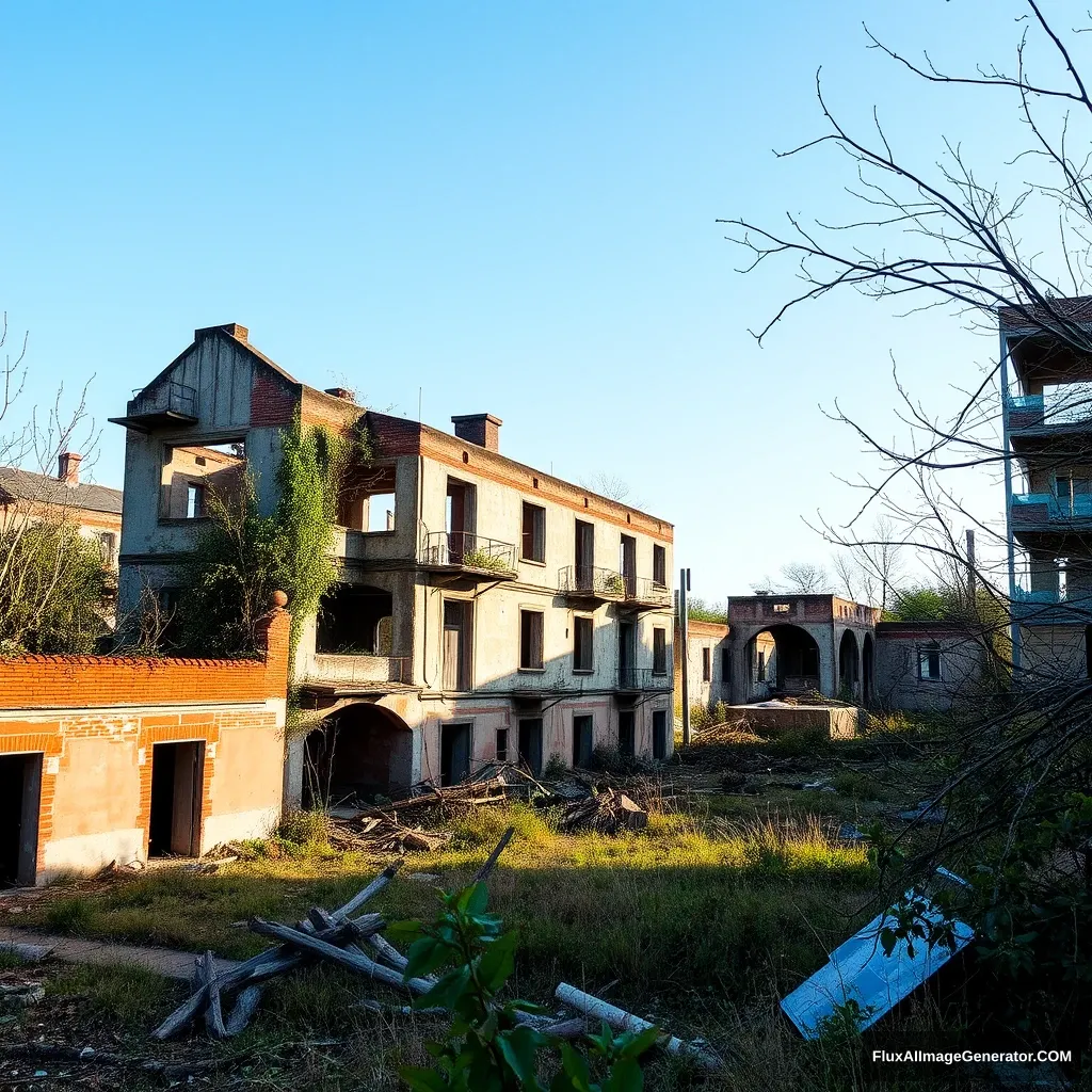 abandoned buildings - Image