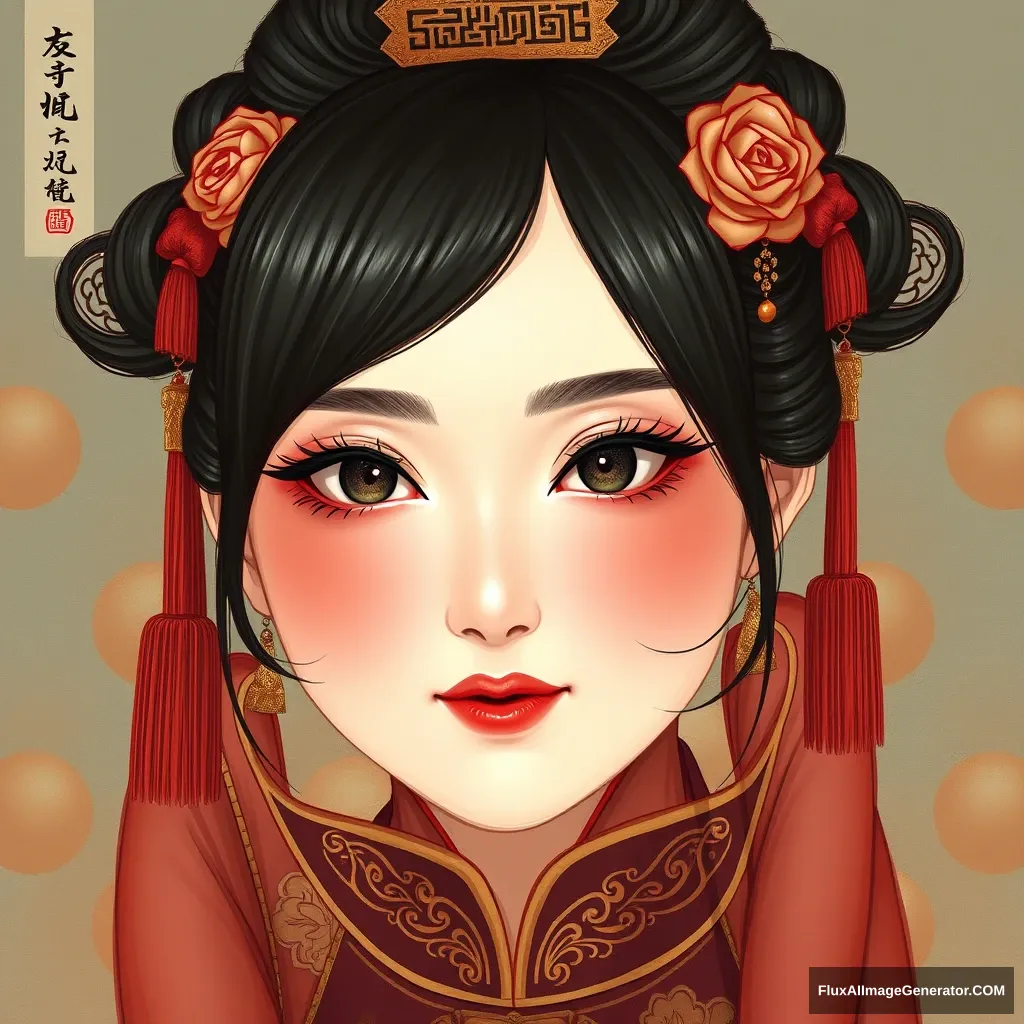 "Qipao beauty" - Image