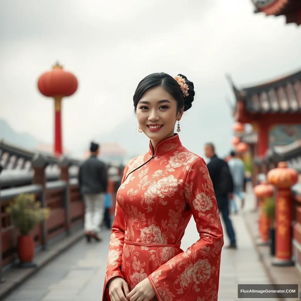 "Cheongsam beauty" - Image