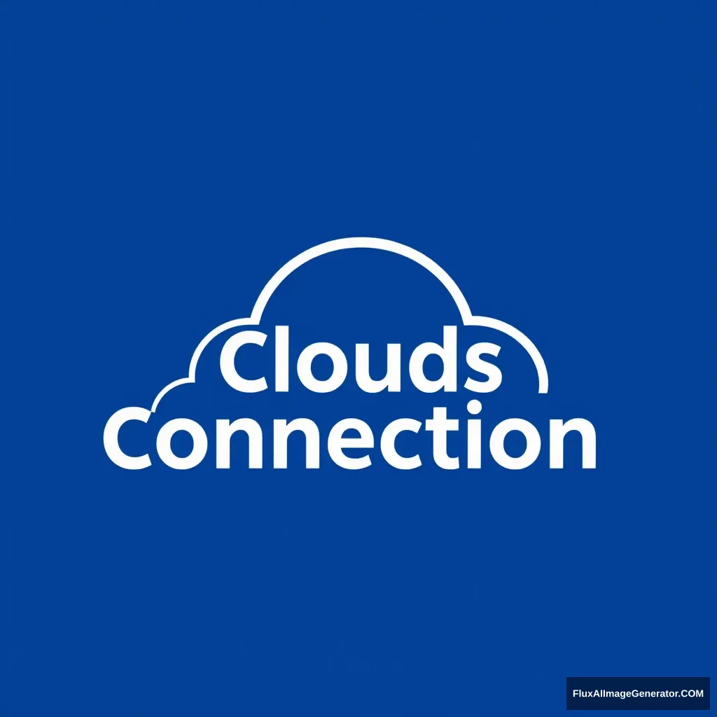 Design a Logo for Clouds Connection  
Clouds Connection is a platform that provides comprehensive cloud services, allowing users to access services from multiple clouds.  
The design should be simple and reflect a multi-cloud integration platform. - Image