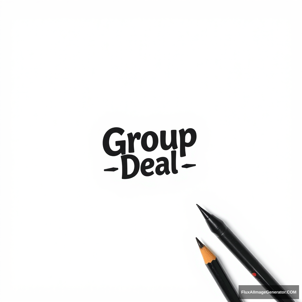 Draw me a fantastic logo. "Group Deal" Background is white. - Image