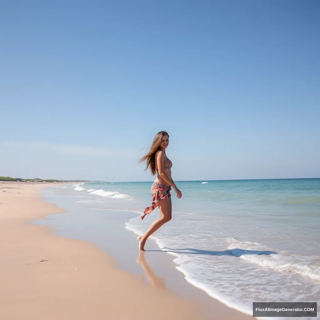 girl on the beach