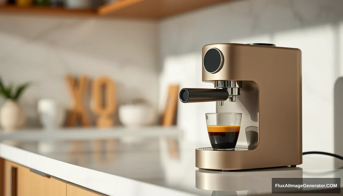 A coffee machine, beautiful, xiaomi style - Image