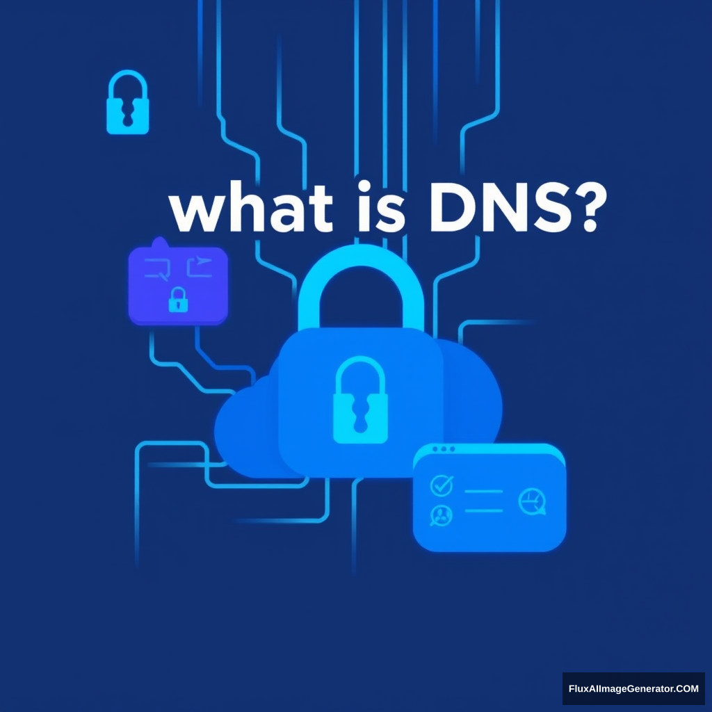 Can you create an image of what is (DNS)?