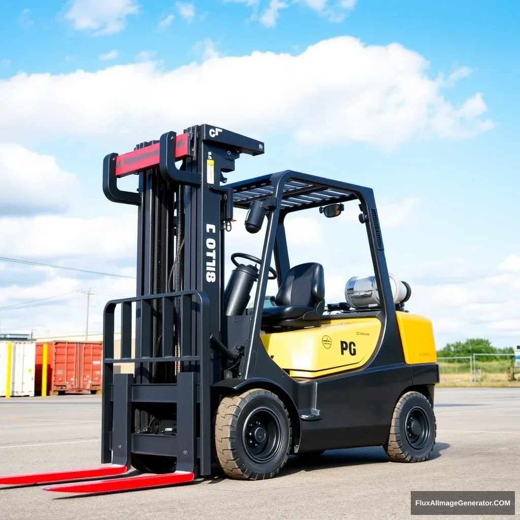 Forklift positioning system - Image