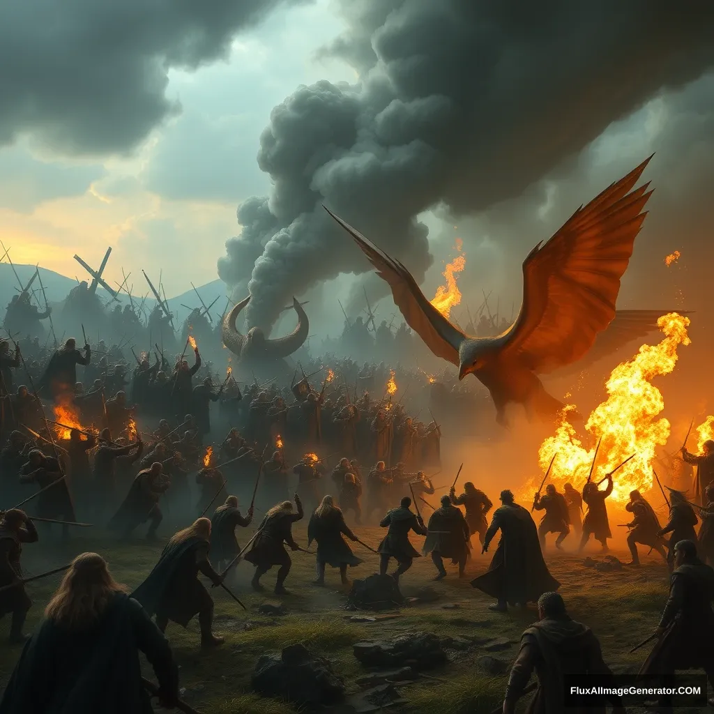 "The most epic battle scene in Middle-earth." - Image