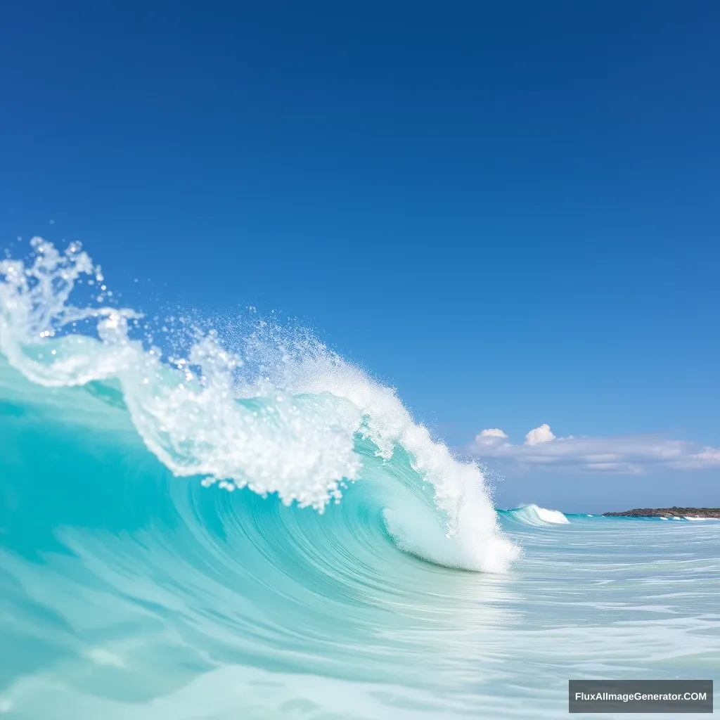 Wave at beautiful beach - Image