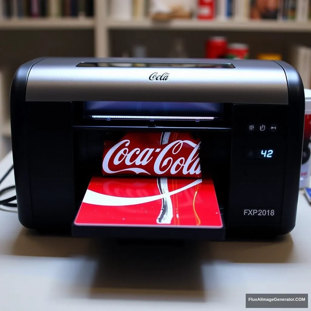 Coca cola printer