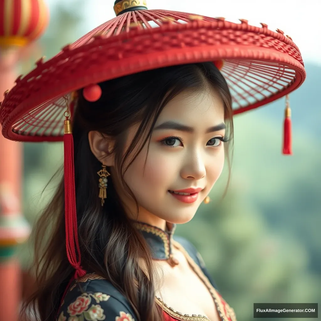 a beautiful girl, Chinese