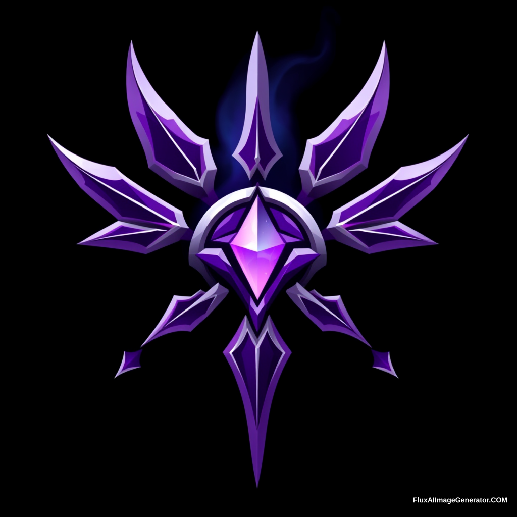 "Emblem neiro psion purpur" translates to "Emblem dark psion purple." - Image