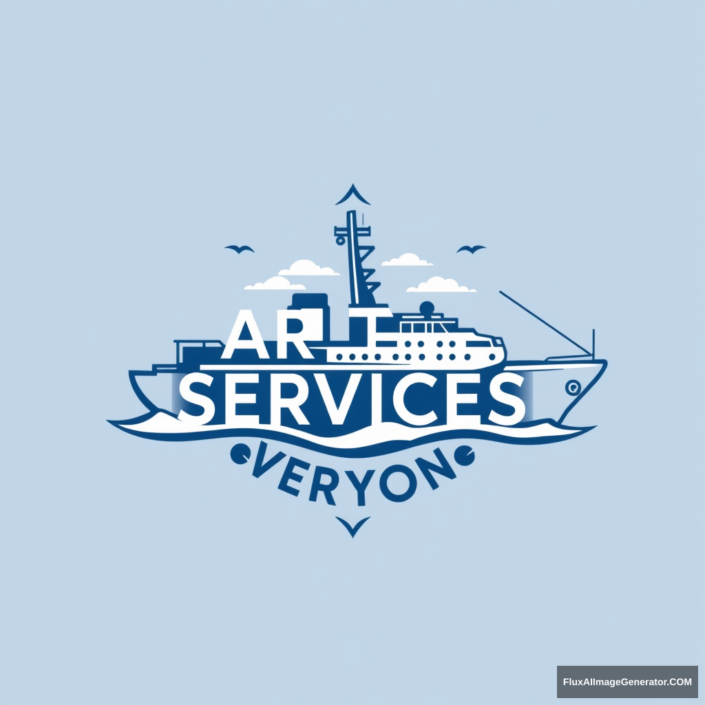 "Maritime services logo for everyone" - Image