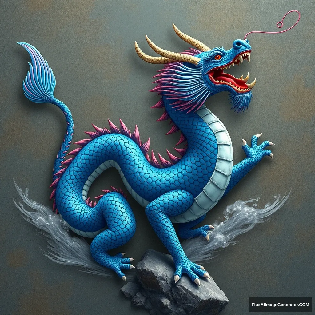 Korean blue dragon - Image