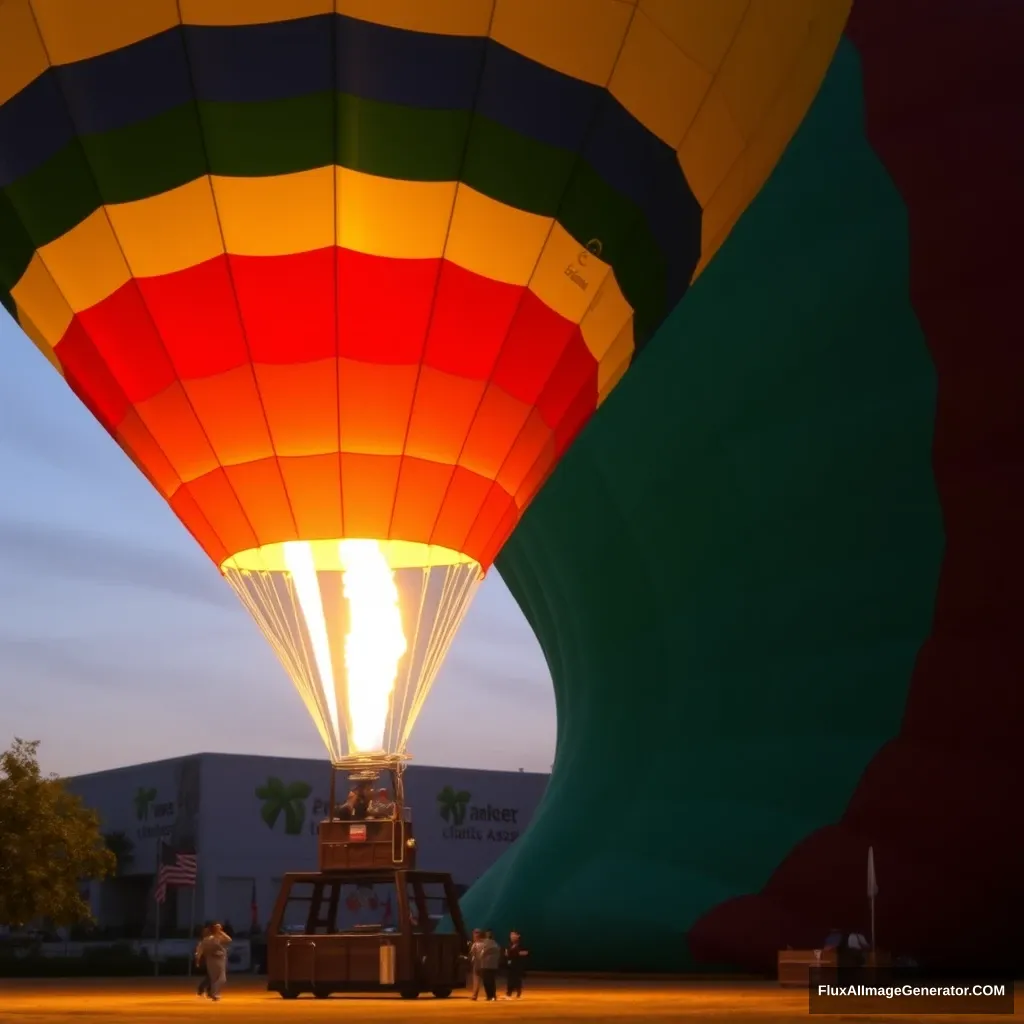 A hot air balloon - Image