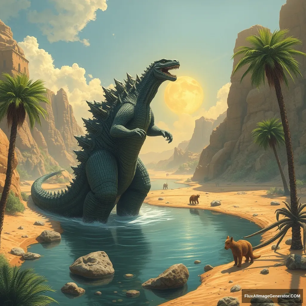 'Godzilla in the Oasis'