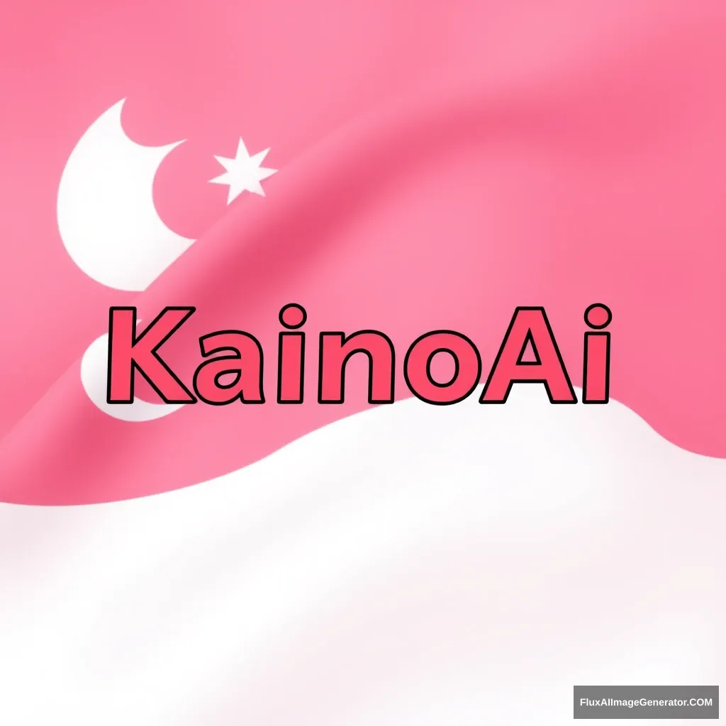 "A words 'KainoAI' with Singapore flag background"