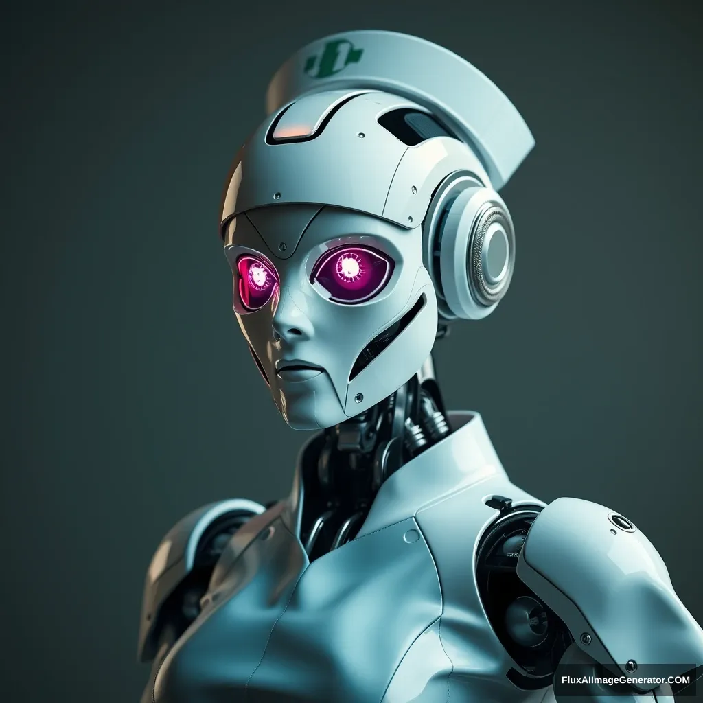 a stunning robot that looks like a nurse - Image