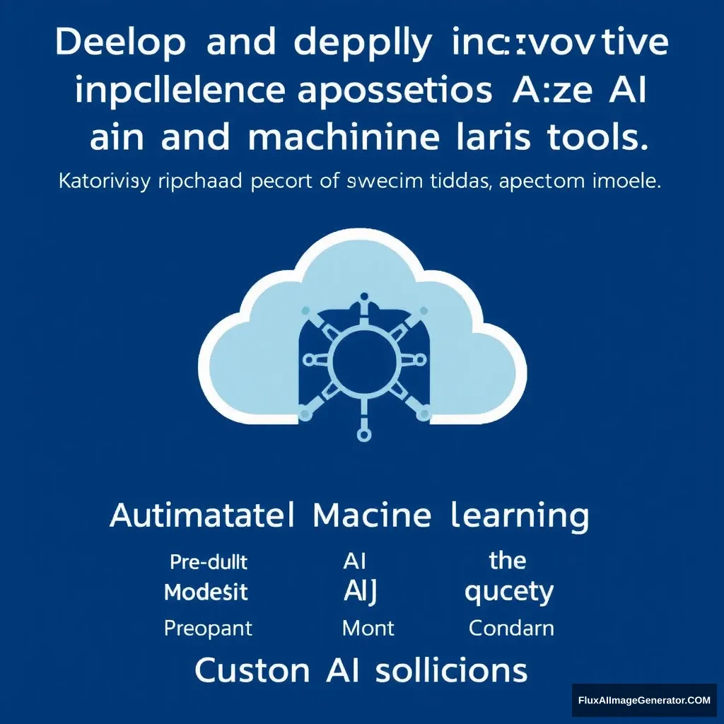 "Develop and deploy innovative applications using Azure AI and machine learning tools. Maximize business value with automated machine learning, pre-built AI models, and custom AI solutions.

Automated Machine Learning
Pre-built AI Models
Custom AI Solutions"