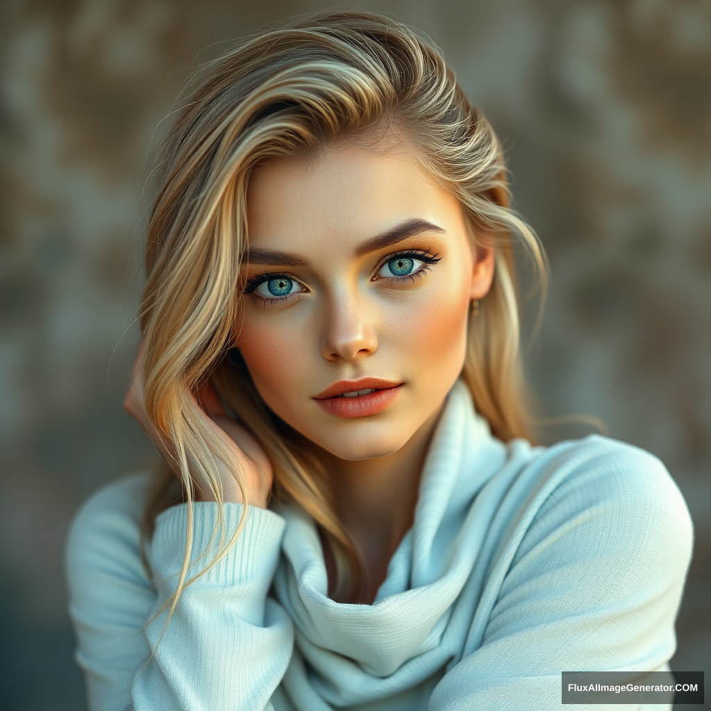 a beautiful girl, photorealistic - Image