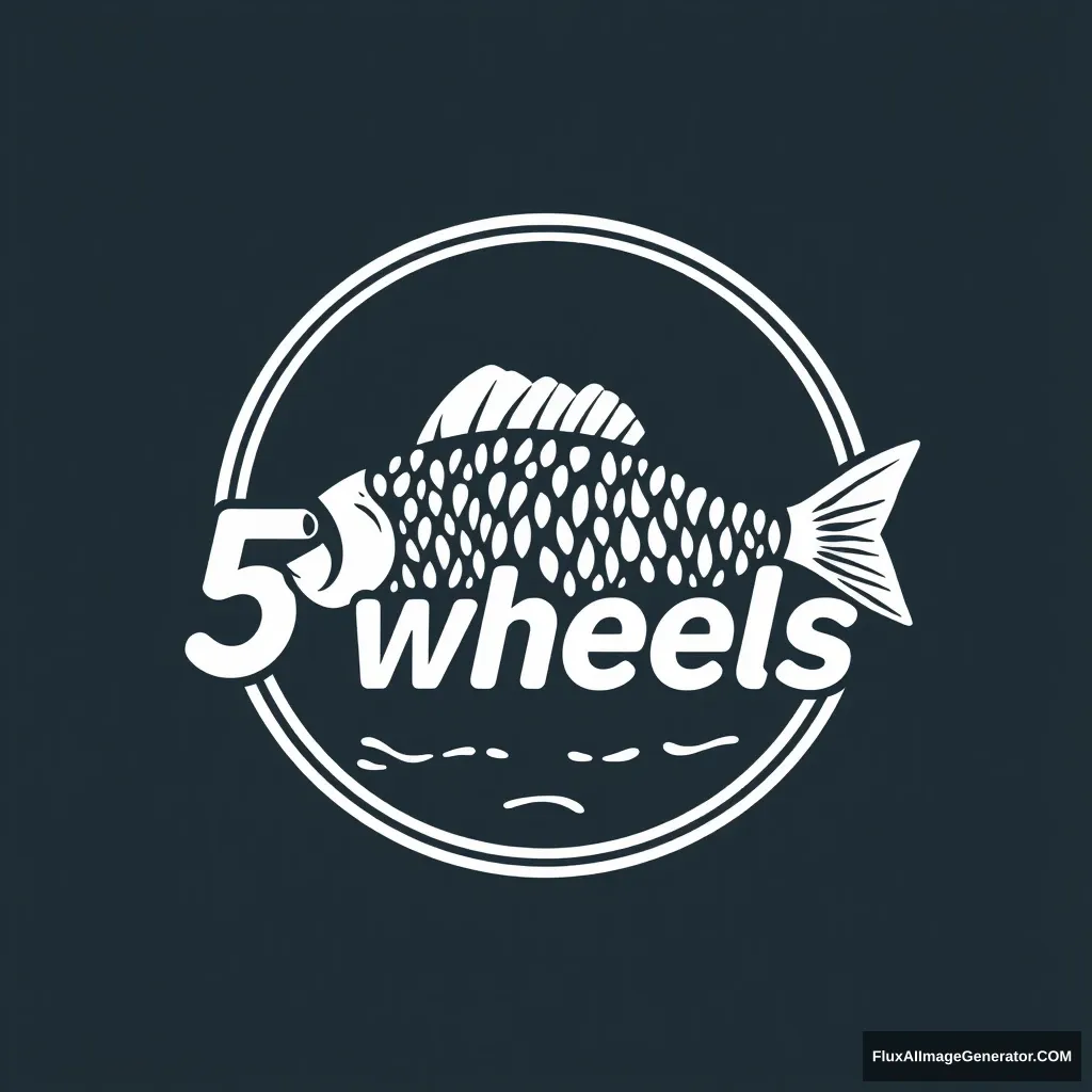 a phish logo that says "5wheels"