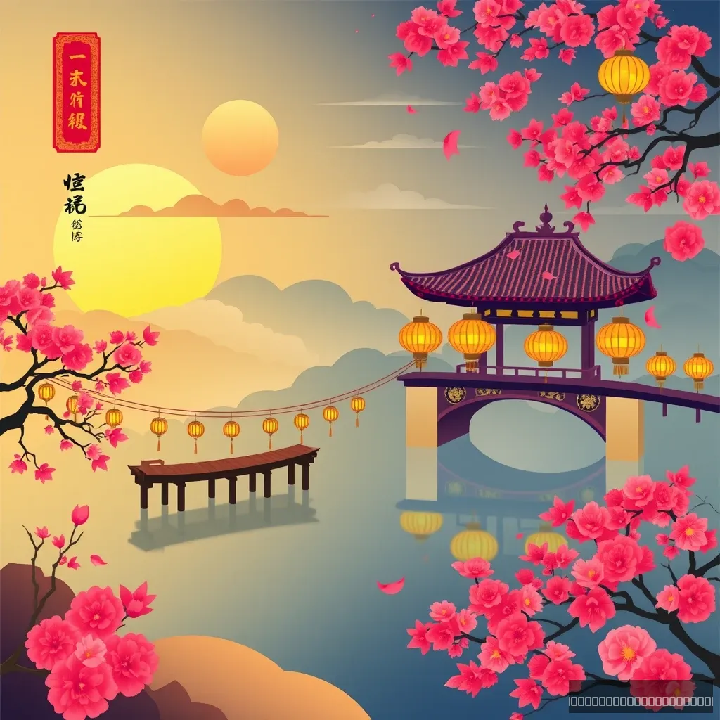 "Mid-Autumn Festival, poster made for Tongcheng Travel" - Image