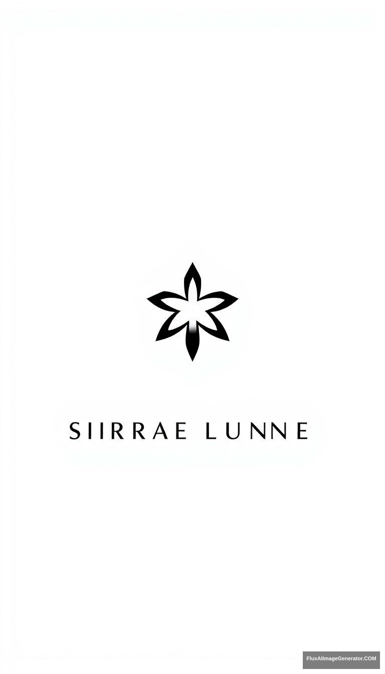 Design a minimalist logo for a premium airport lounge service, featuring the letter 'S' subtly incorporating the shape of a six-pointed star. The design should be in black and white, focusing on elegance and simplicity. - Image