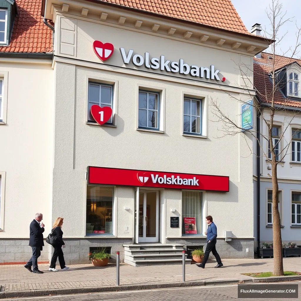 Image of a joint bank Volksbank and Sparkasse