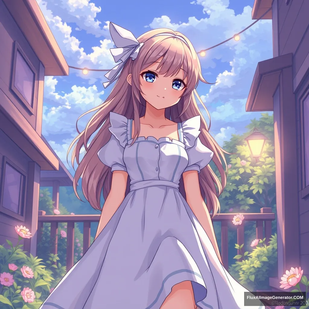 Alice from the visual novel Everlasting Summer - Image