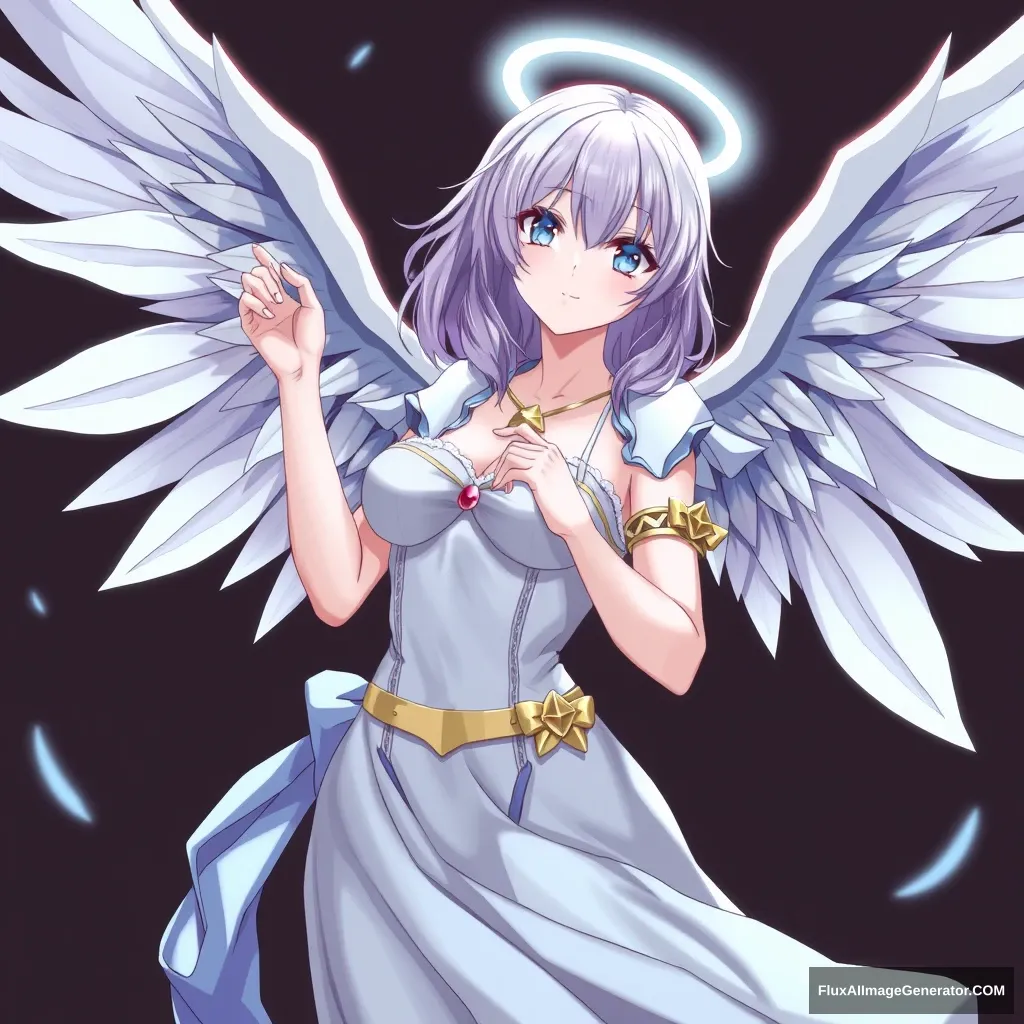 "Female Anime Archangel"