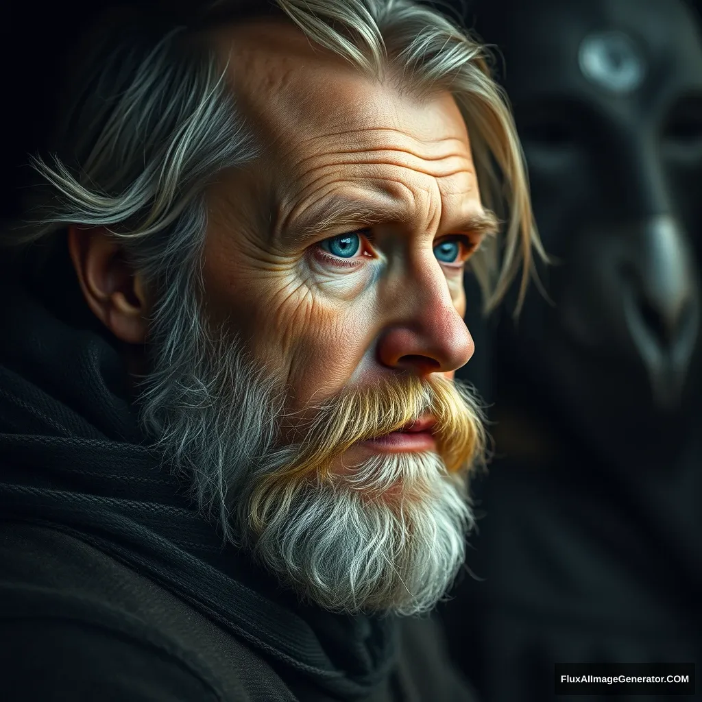 Scandinavian man, realistic, detailed, photograph.