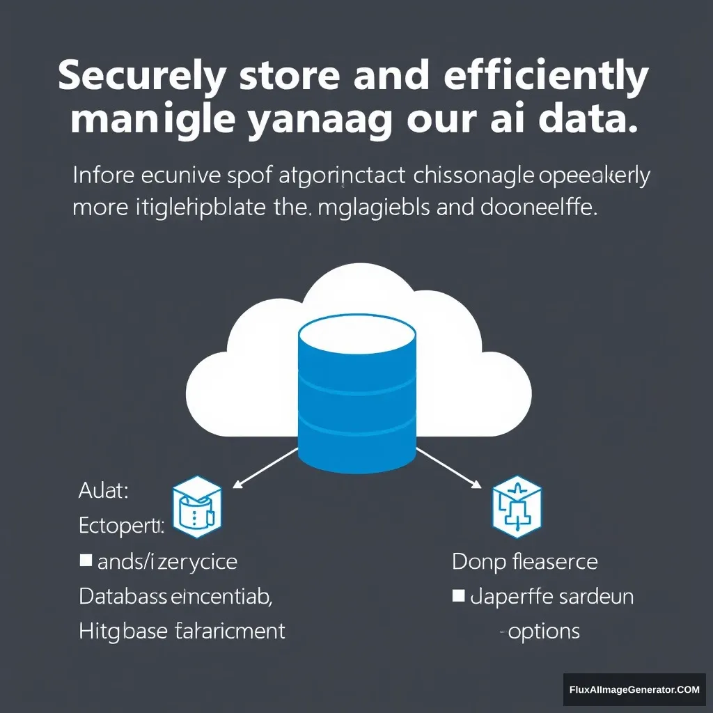 "Securely store and efficiently manage your data through Azure Database Management Services. Respond to business needs with automatic backup and recovery, data encryption, and high-performance database options.

Automatic backup and recovery
Data encryption and security enhancement
High-performance database options" - Image