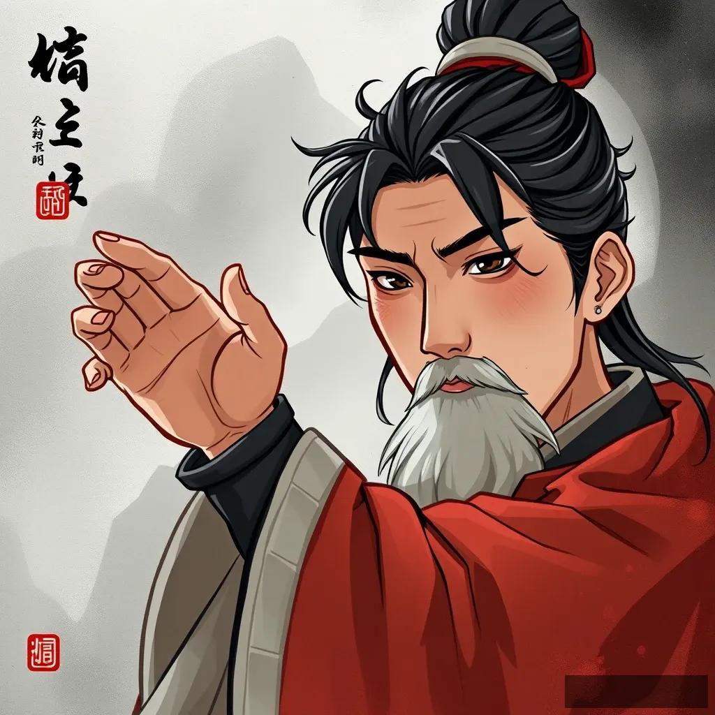 The male protagonist Han Li of the long novel "A Record of a Mortal's Journey to Immortality." - Image