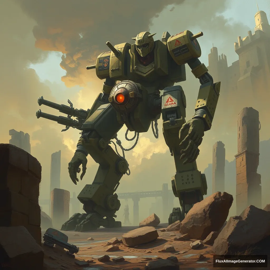 "Mecha in the Ruins"