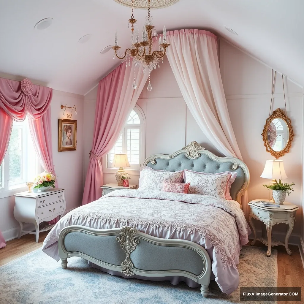 A fairy tale style bedroom