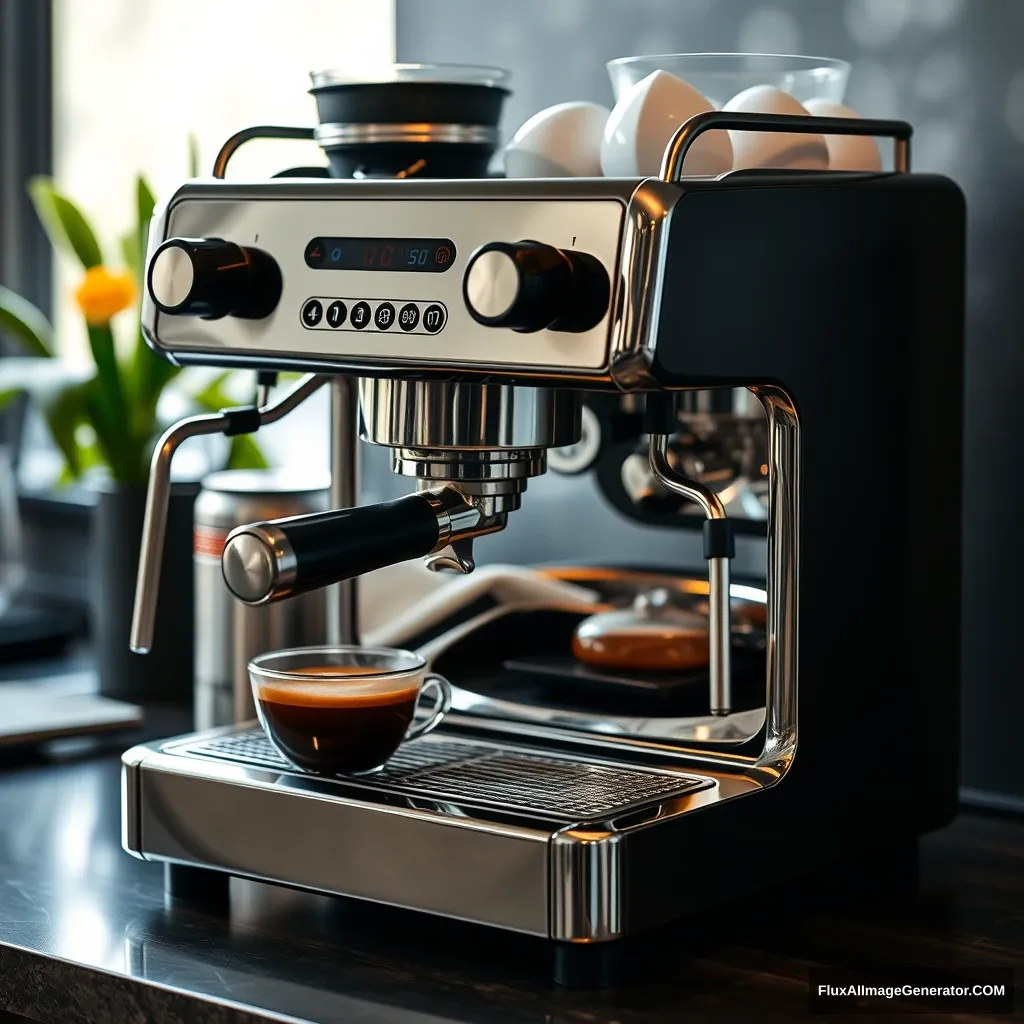 A coffee machine, beautiful. - Image