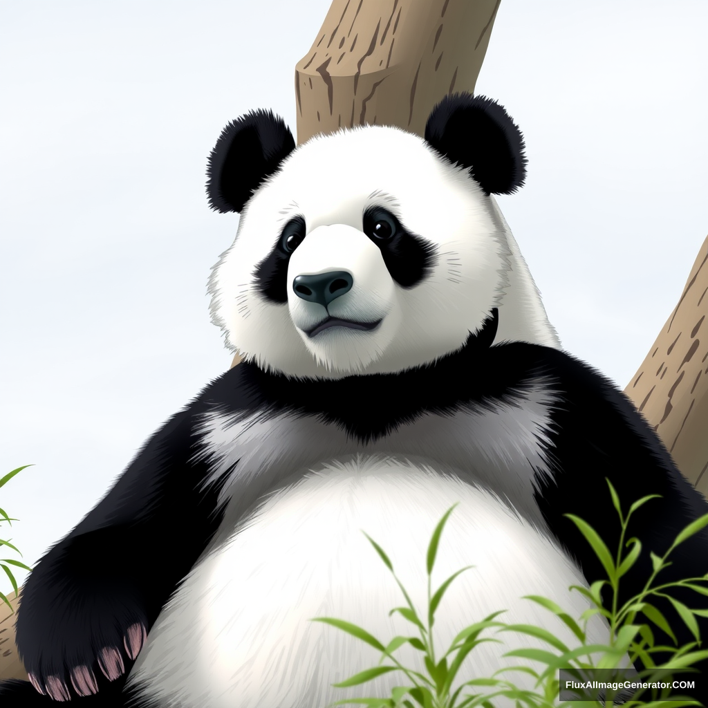 A giant panda.