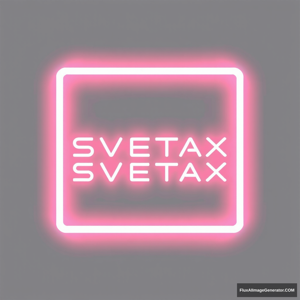 Modern “SVETAX” LED luminaire logo - Image