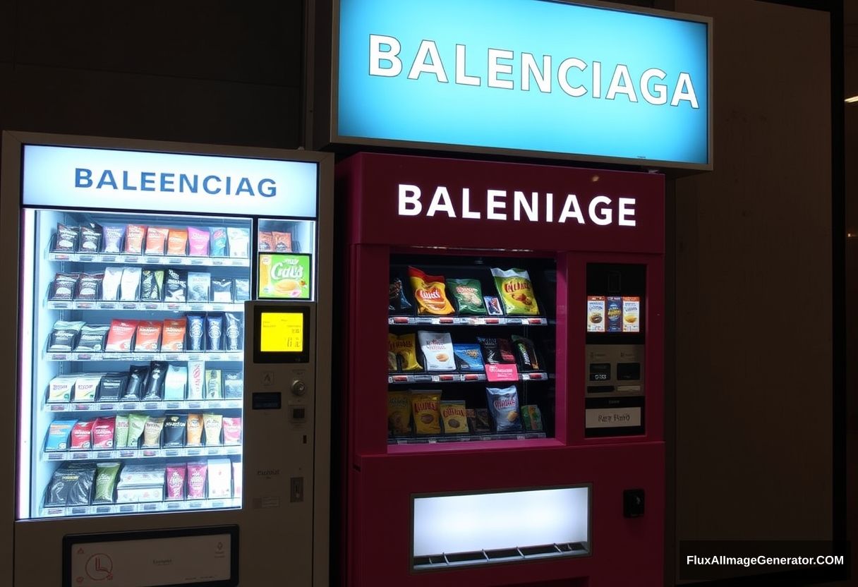 Balenciaga vending machine - Image