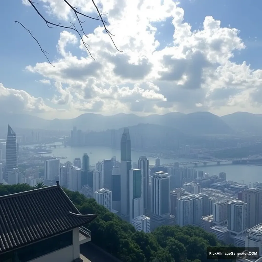 Tell me more about the weather in Hong Kong and Guangdong today. - Image