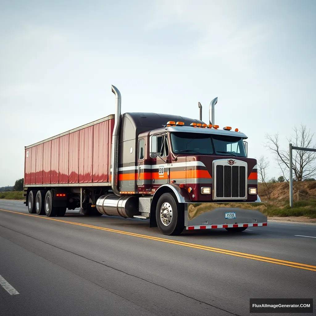 20-wheeler truck