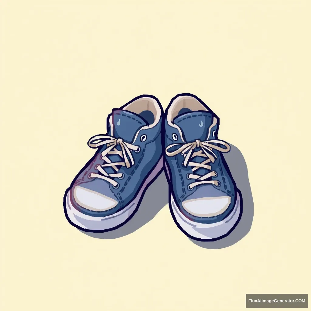 2d icon one pair shoes 255x255 pixel light color sleeper