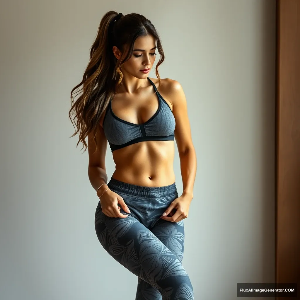 Fitness model influencer Emma's amazing body