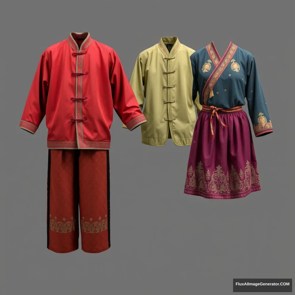 "Clothes from rural Guangxi in 2002"